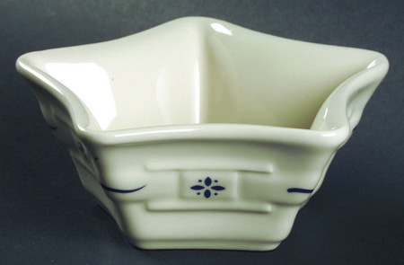 Woven Traditions Classic Blue 4" Star Shaped Bowl