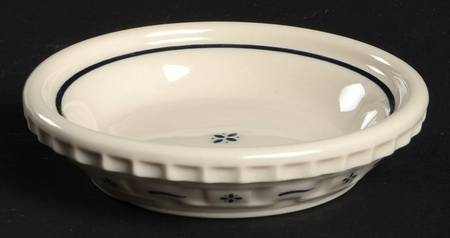 Woven Traditions Classic Blue Miniature Serving Pie Plate