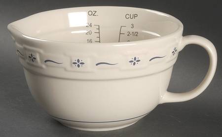 Woven Traditions Classic Blue Measuring Cup