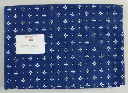 Woven Traditions Classic Blue 75" X 18" Curtain/Valance