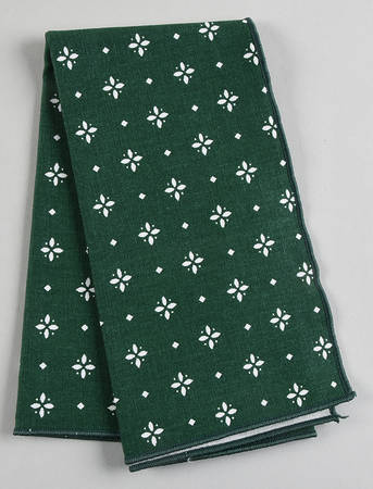 Woven Traditions Heritage Green Cloth Napkin
