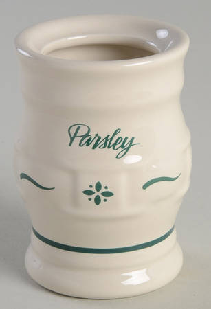 Woven Traditions Heritage Green Spice Jar Set Individual Jar No Lid