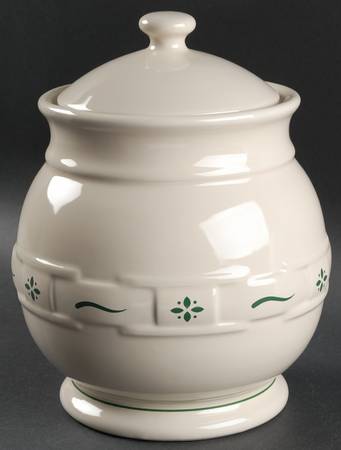 Woven Traditions Heritage Green Extra Large Canister & Lid