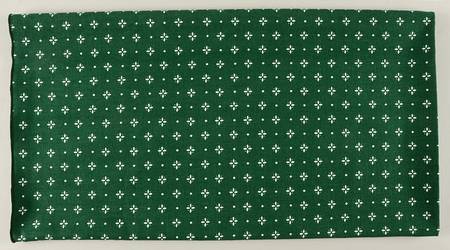 Woven Traditions Heritage Green 46" Square Tablecloth