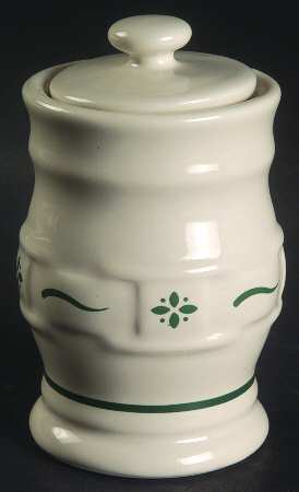 Woven Traditions Heritage Green 3" Storage Jar & Lid