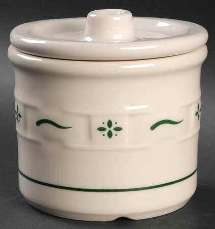 Woven Traditions Heritage Green Candy Jar & Lid