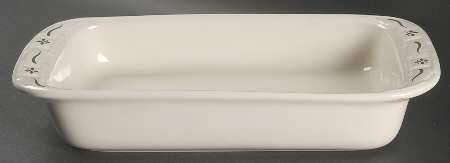 Woven Traditions Heritage Green 13"  Rectangular Baker