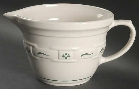 Woven Traditions Heritage Green Batter Bowl