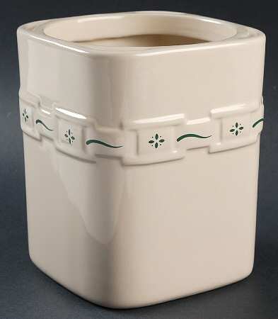 Woven Traditions Heritage Green Medium Square Canister No Lid