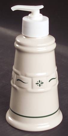 Woven Traditions Heritage Green Lotion Dispenser by Longaberger