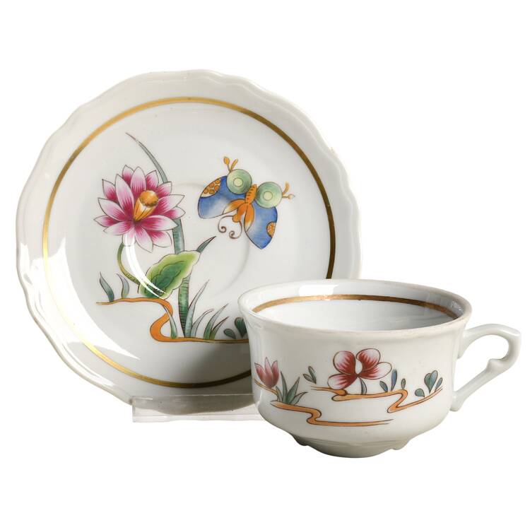 LOL1 Flat Cup & Saucer Set