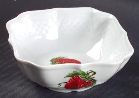 Strawberry Square Fruit/Dessert (Sauce) Bowl