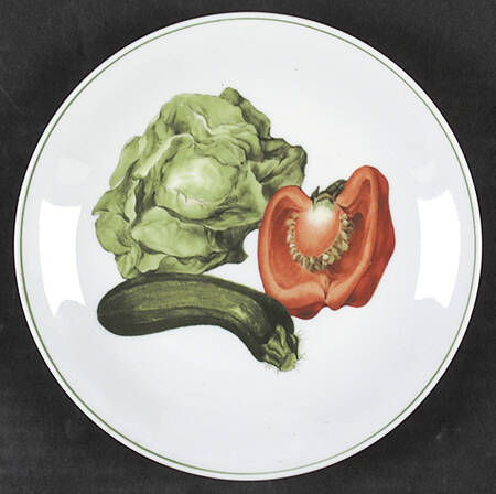 Vegetables Bread & Butter Plate