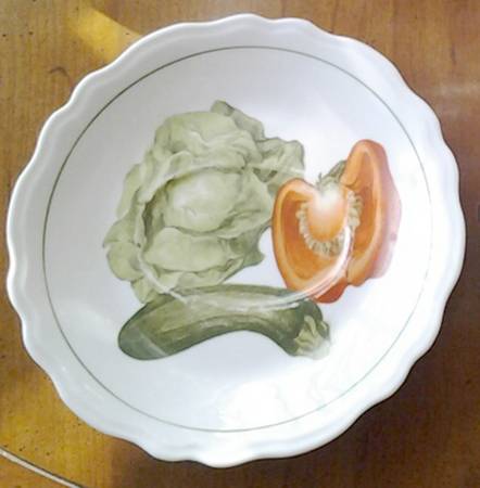 Vegetables Underplate for Gravy Boat