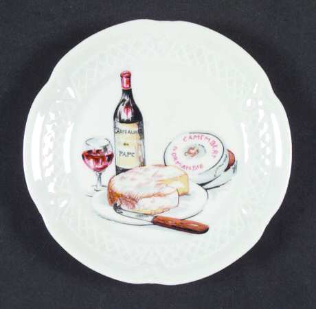 Wine & Cheese Canape Plate