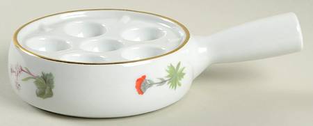 Wild Flower 6 Hole Escargot/Snail Dish