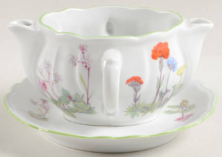 Wild Flower Gravy Separator & Underplate