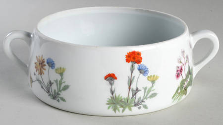 Wild Flower 1.25 Qt Round Casserole No Lid