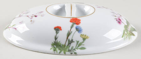 Wild Flower Lid for 2.5 Quart Oval Covered Casserole