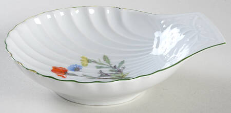 Wild Flower 6" Shell Shaped Dish
