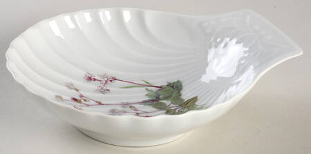 Wild Flower Shell Shaped Dish