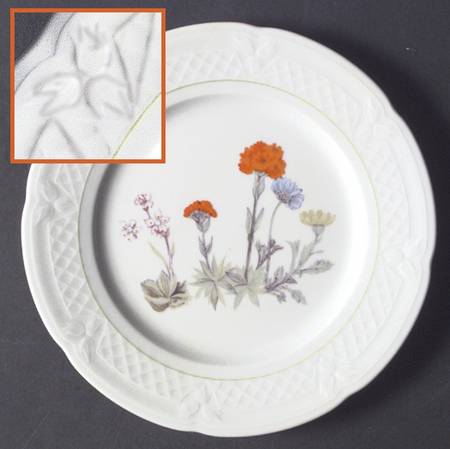 Wild Flower Salad Plate