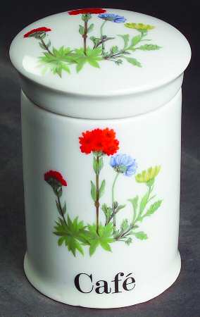 Wild Flower Coffee Canister & Lid