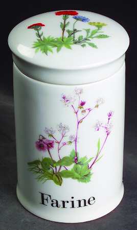Wild Flower Flour Canister & Lid