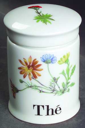 Wild Flower Tea Canister & Lid