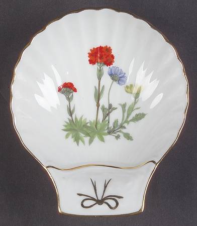Wild Flower 5" Shell Shaped Dish