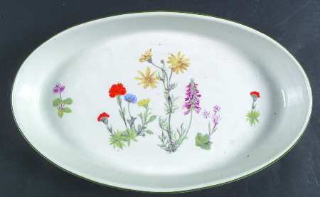 Wild Flower 13" Oval Baker
