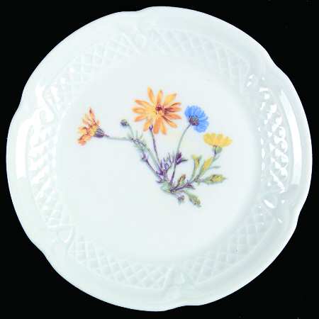 Wild Flower Canape Plate