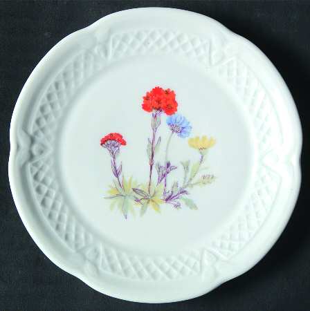 Wild Flower Canape Plate
