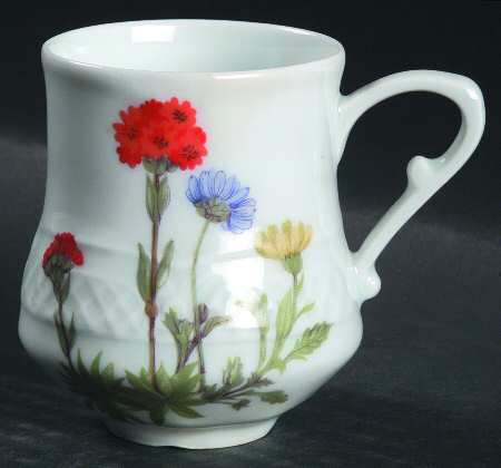 Wild Flower Flat Demitasse Cup