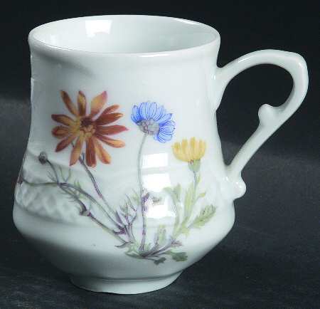 Wild Flower Flat Demitasse Cup