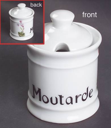 Wild Flower Mustard Jar & Lid