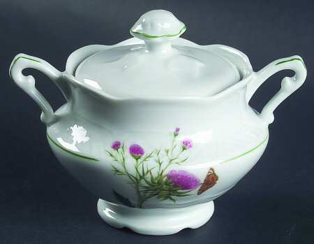 Wild Flower Sugar Bowl & Lid