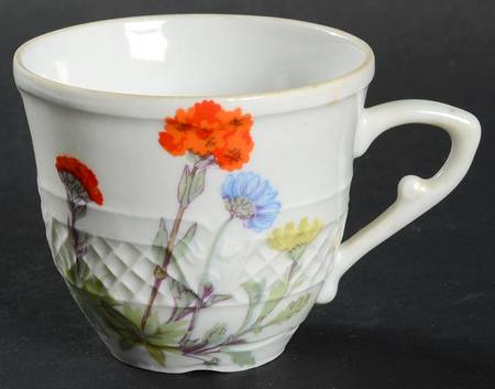 Wild Flower Flat Demitasse Cup