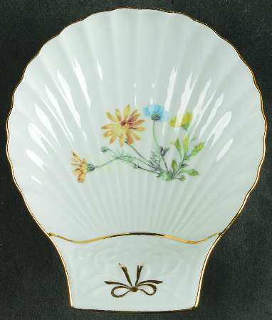 Wild Flower Shell Shaped Dish