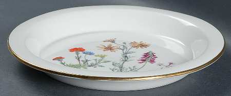 Wild Flower Round Oven-to-Table Pie Plate