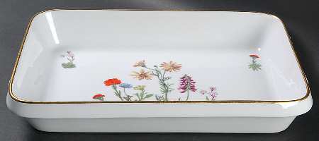 Wild Flower 13'' Rectangular Baker