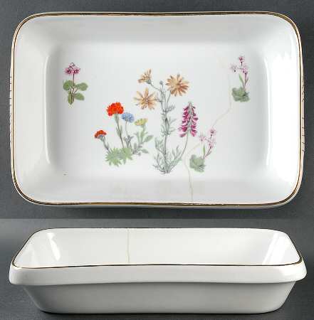 Wild Flower 11" Rectangular Baker