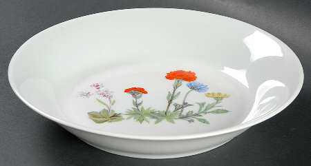 Wild Flower Coupe Soup Bowl