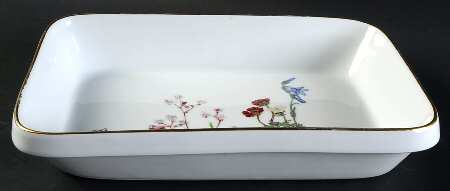 Wild Flower 11" Rectangular Baker