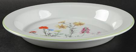 Wild Flower Round Oven-To-Table Pie Plate