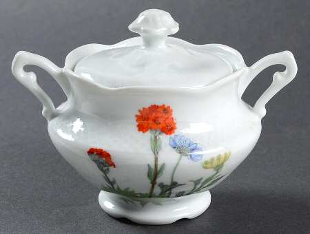 Wild Flower Sugar Bowl & Lid