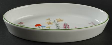Wild Flower 11" Oval Baker