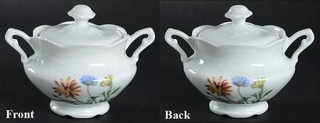 Wild Flower Sugar Bowl & Lid