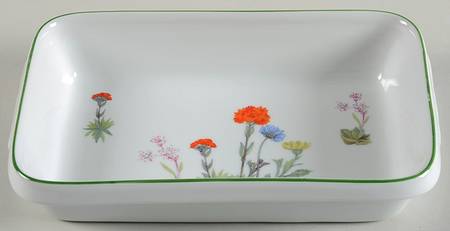 Wild Flower 9" Rectangular Baker