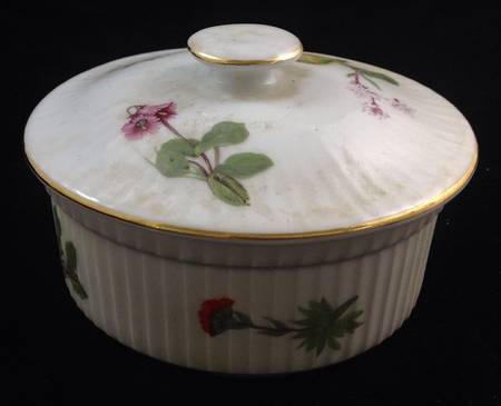 Wild Flower Lid for 1 Pt Rnd Deep Covered Casserole